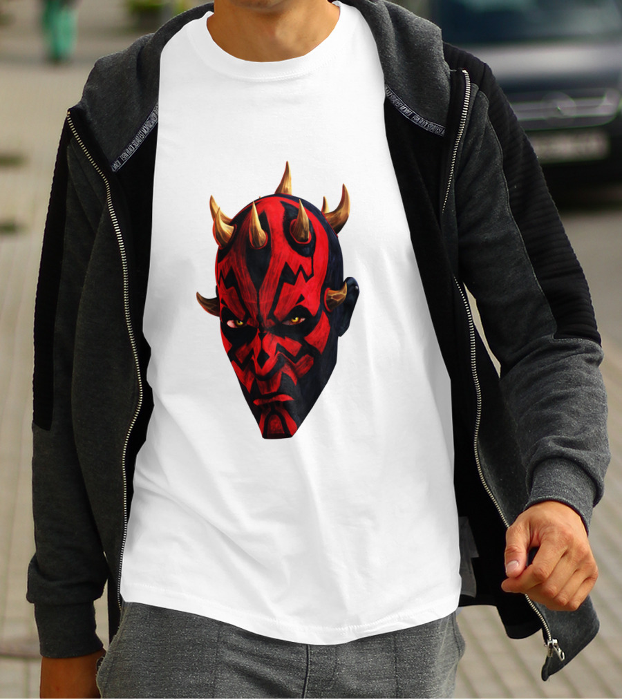 Star Wars The Clone Wars Darth Maul Character Face T-Shirt