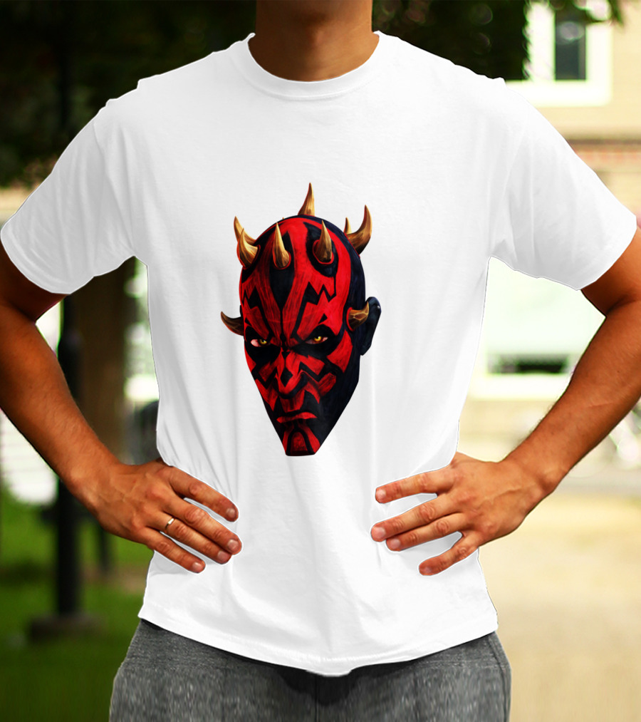 Star Wars The Clone Wars Darth Maul Character Face T-Shirt