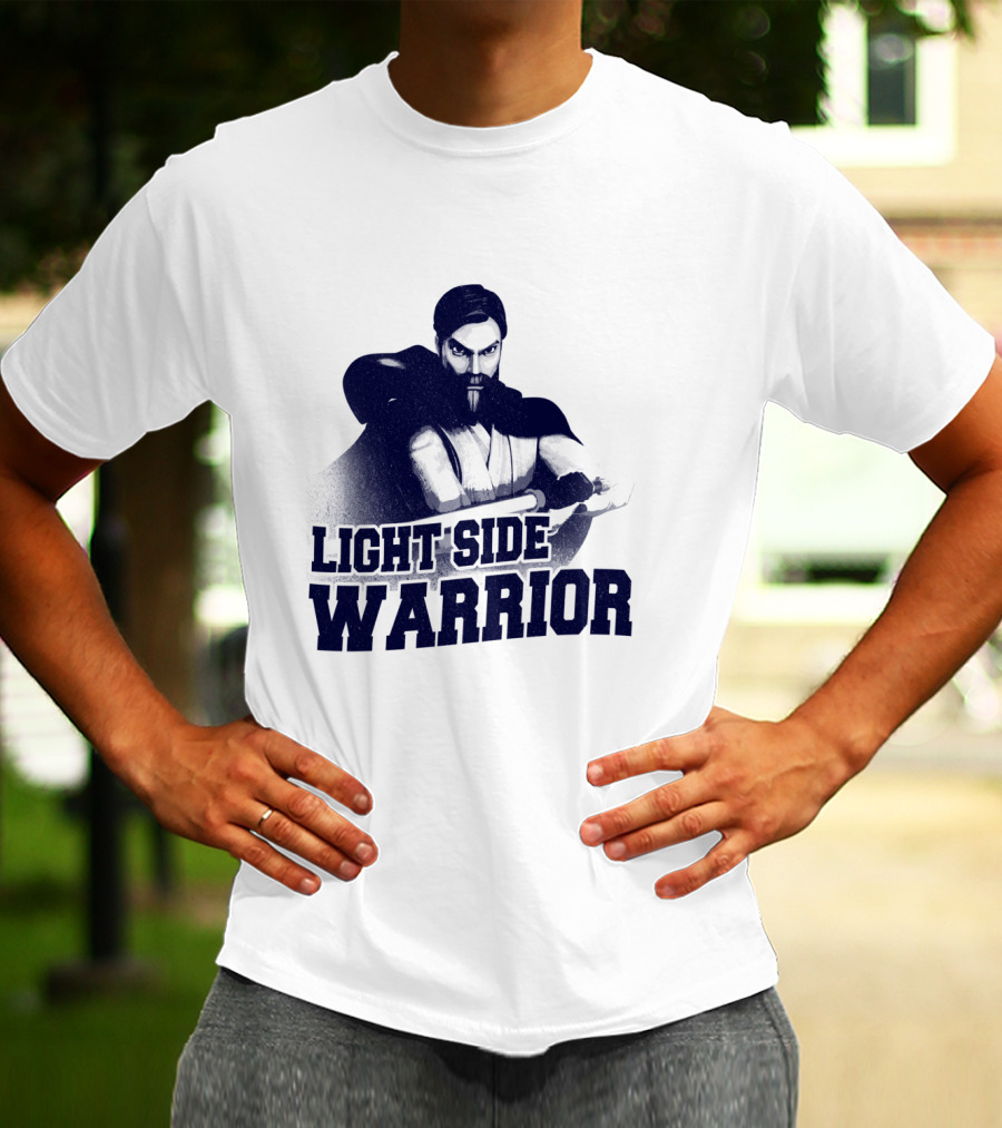 The Clone Wars Obi Wan Kenobi Light Side Warrior T-Shirt