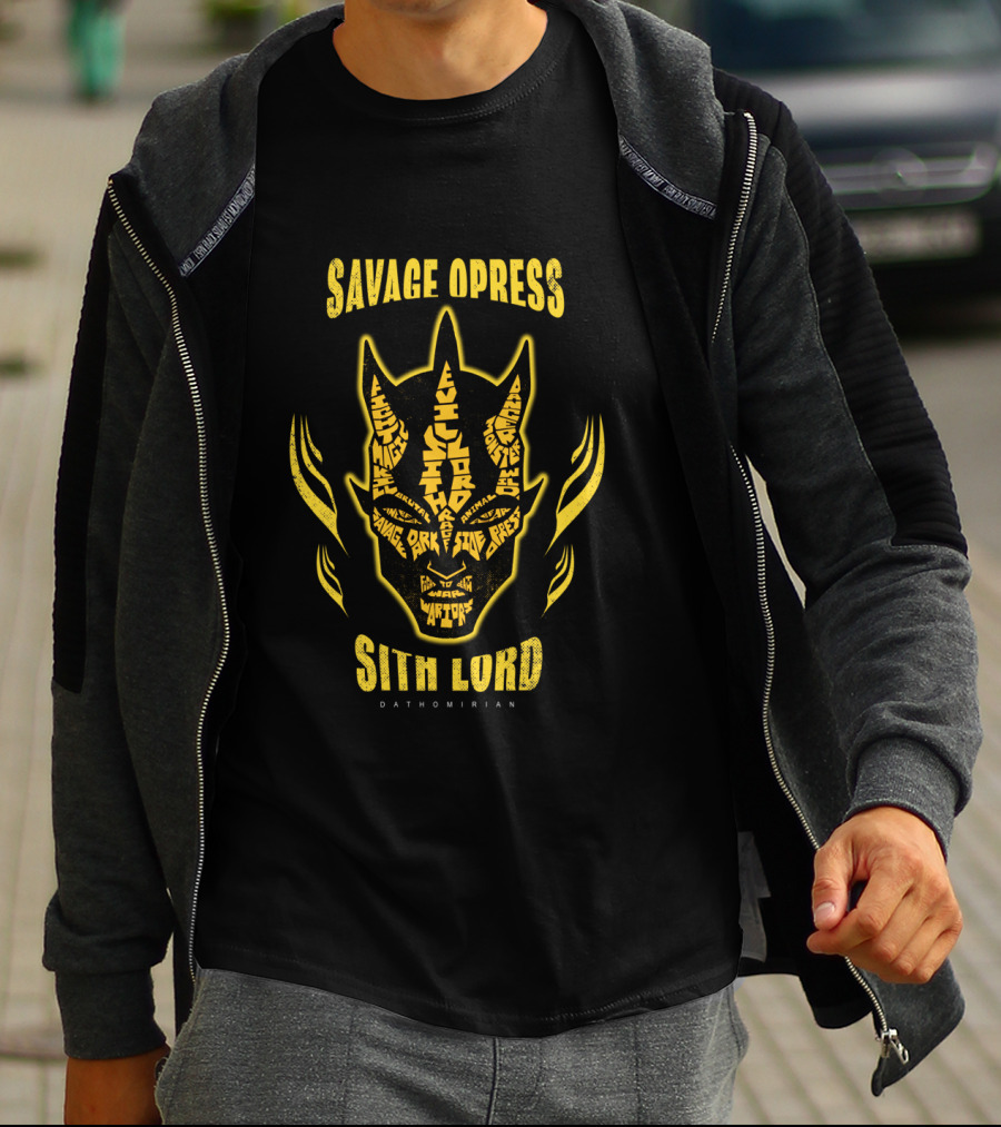 Savage Opress Sith Lord Dathomirian The Clone Wars Face Mask T-Shirt