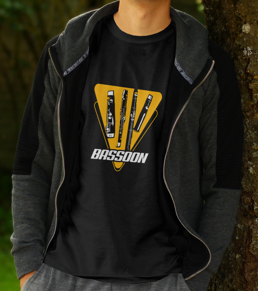 Bassoon Musical Instrument 80s 70s T-Shirt