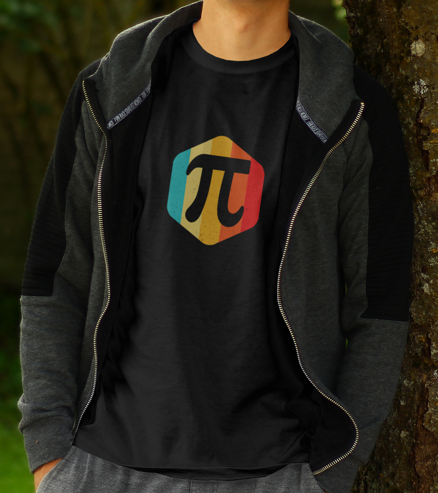 Vintage Retro Pi Symbol Nerdy Geek Humor For Pi Day T-Shirt
