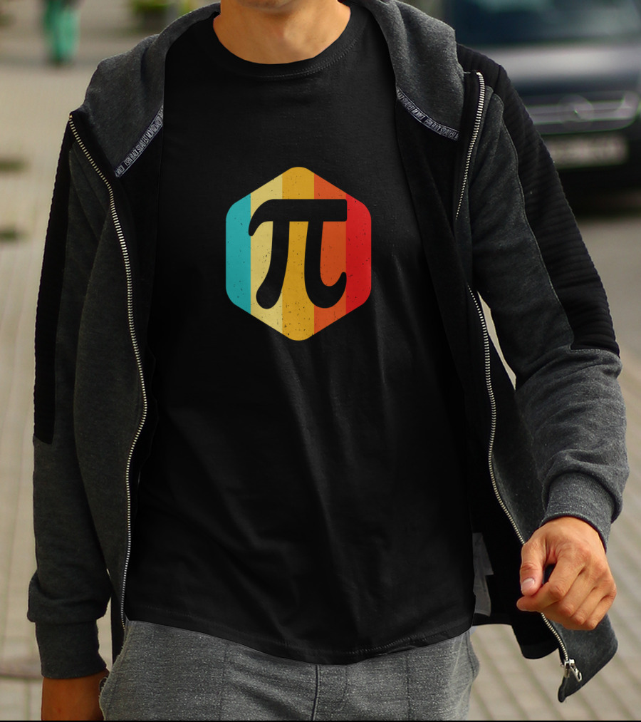 Vintage Retro Pi Symbol Nerdy Geek Humor For Pi Day T-Shirt