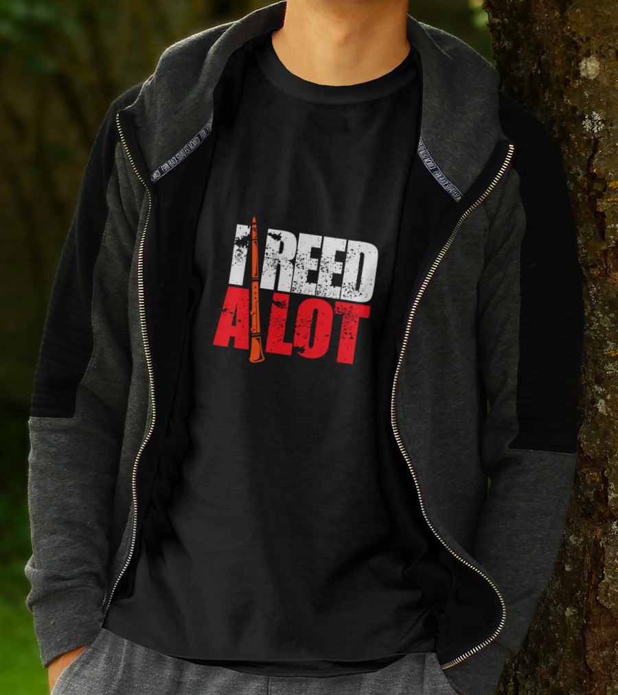 I Reed A Lot Funny Bassoon Musician Humor T-Shirt