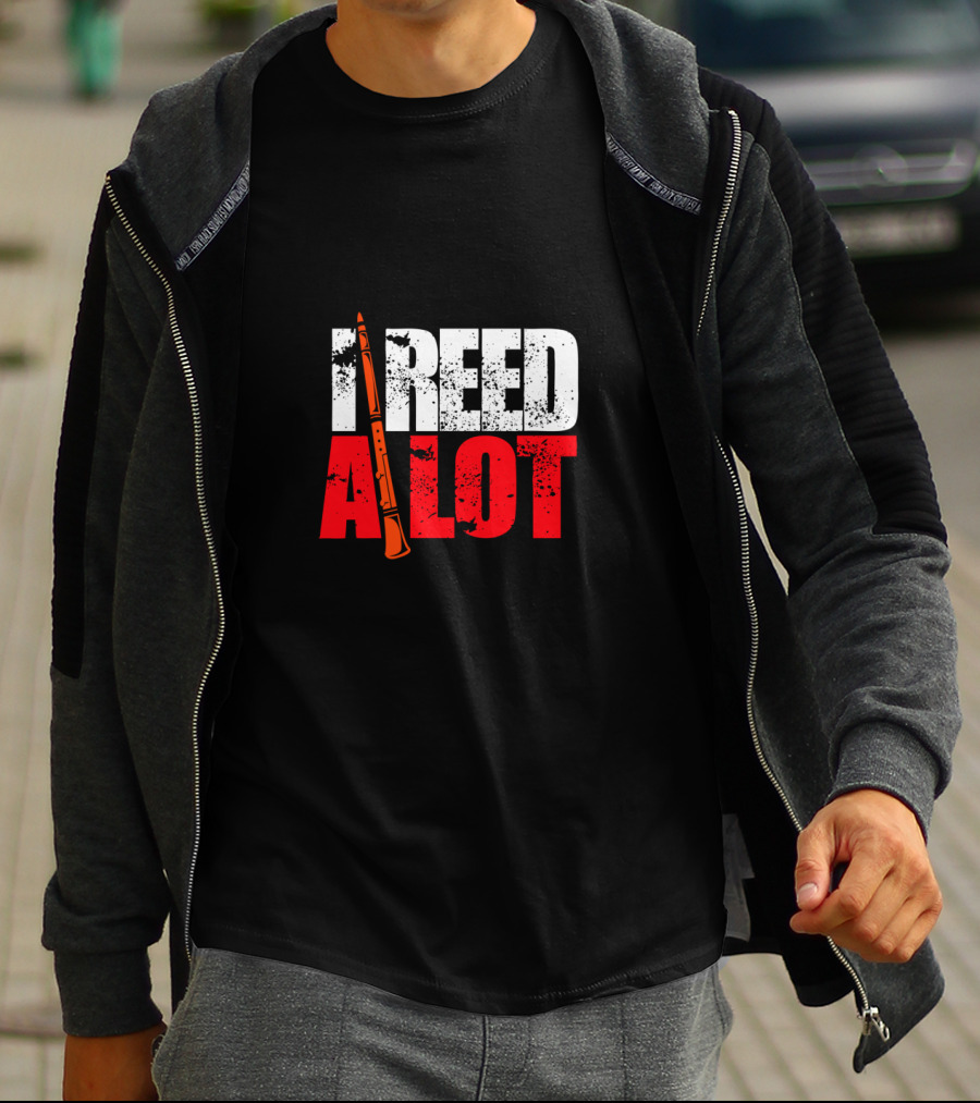I Reed A Lot Funny Bassoon Musician Humor T-Shirt