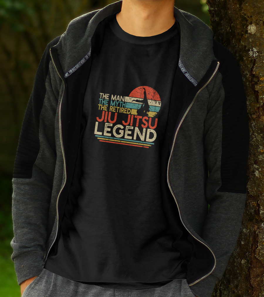 The Man The Myth The Retired Jiu Jitsu Legend T-Shirt