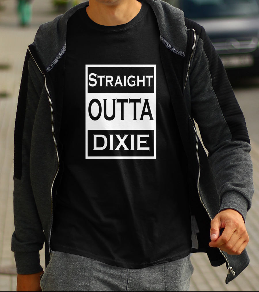 Straight Outta Dixie Redneck Country T-Shirt