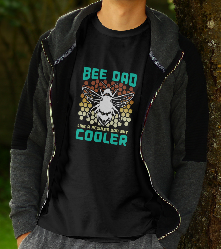 Bee Dad Like A Regular Dad But Cooler T-Shirt