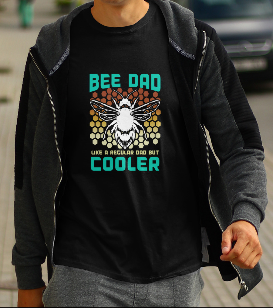 Bee Dad Like A Regular Dad But Cooler T-Shirt