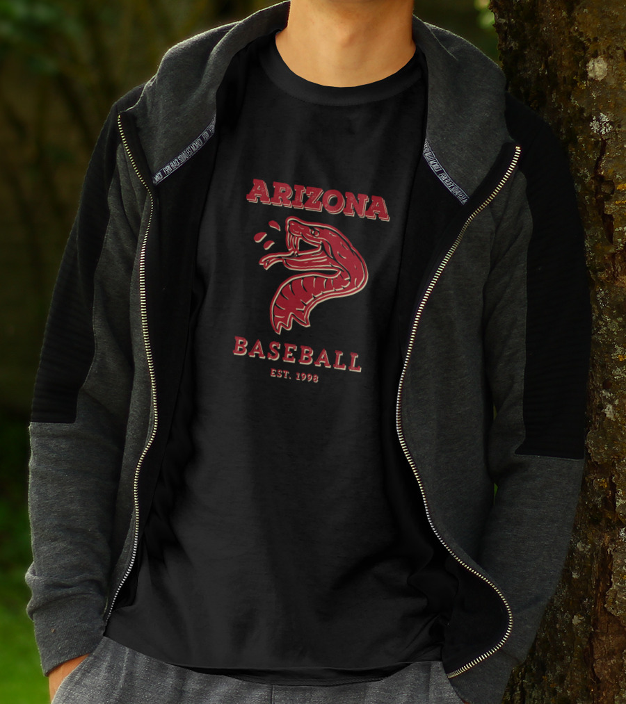 Arizona Baseball Snake Emblem Est. 1998 T-Shirt