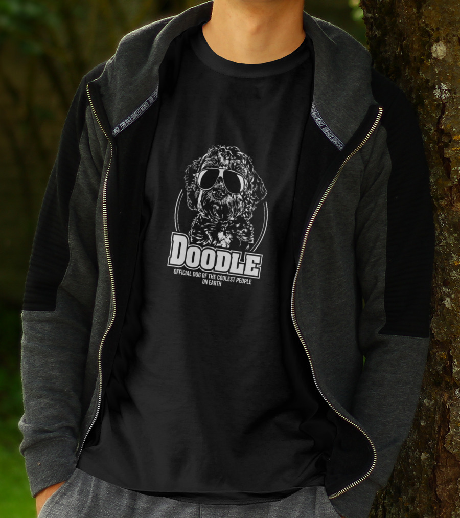 Proud Doodle Dog Official Dog Of The Coolest People On Earth T-Shirt