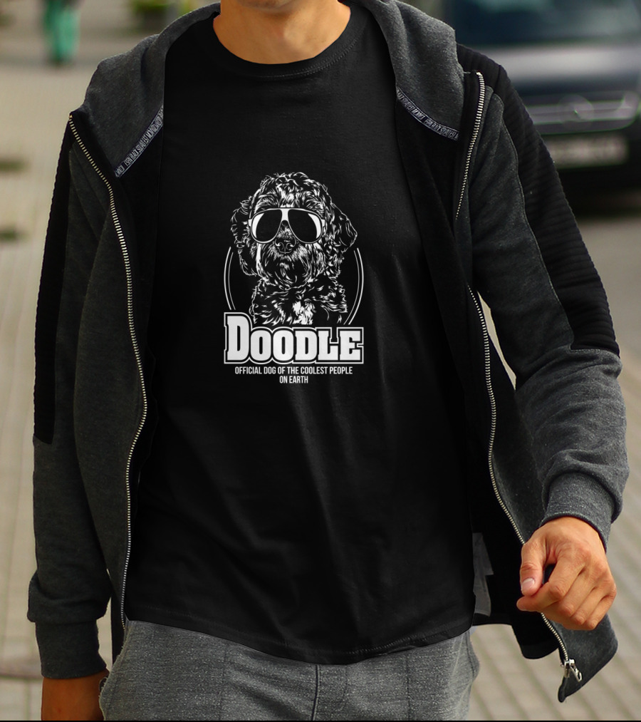 Proud Doodle Dog Official Dog Of The Coolest People On Earth T-Shirt