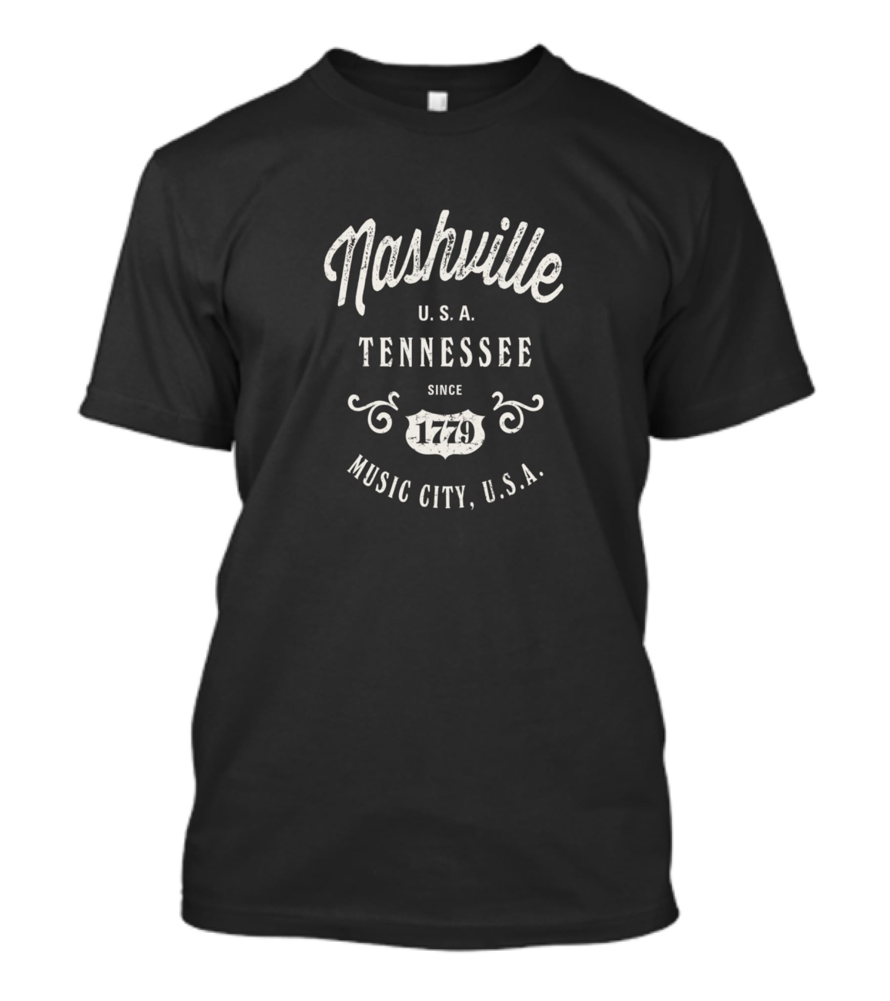 Nashville Tennessee USA Since 1779 Music City U.S.A T-Shirt
