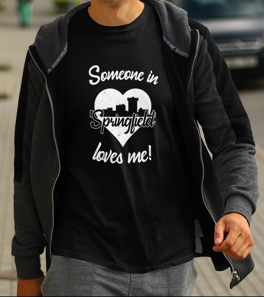 Someone In Springfield Loves Me Heart Skyline T-Shirt
