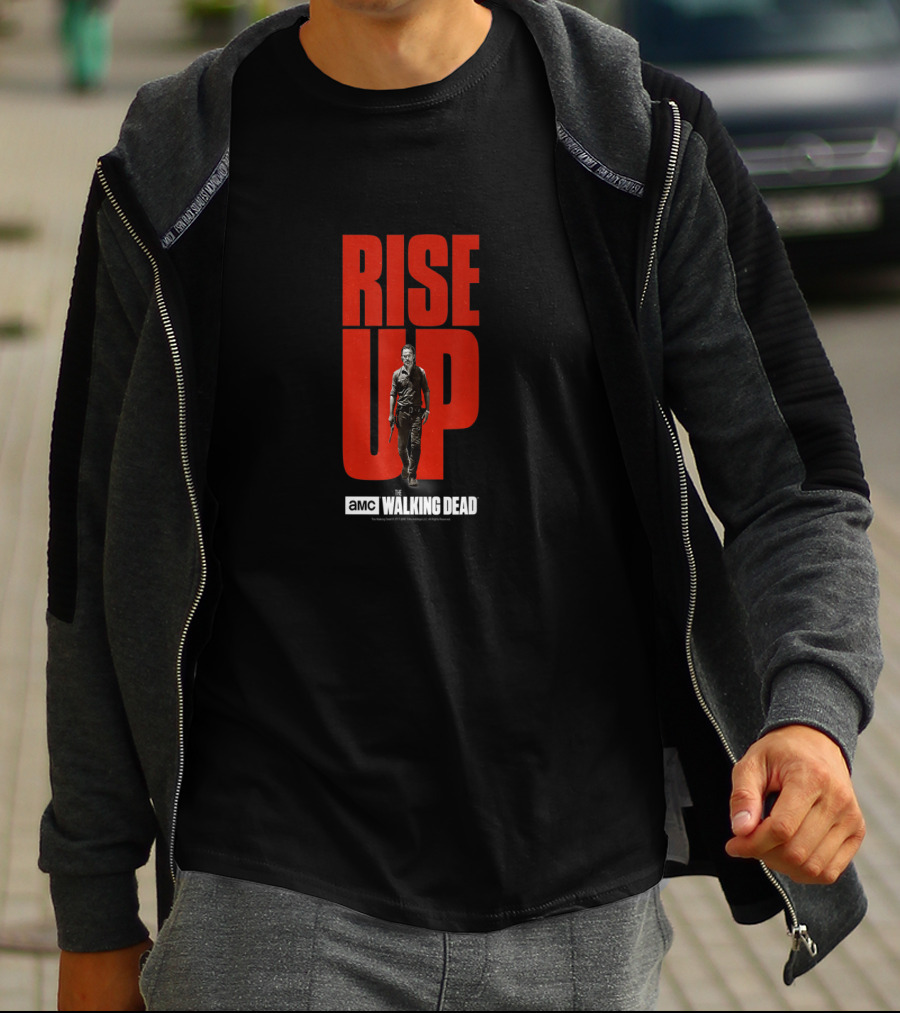 AMC Walking Dead Rise Up Rick T-Shirt