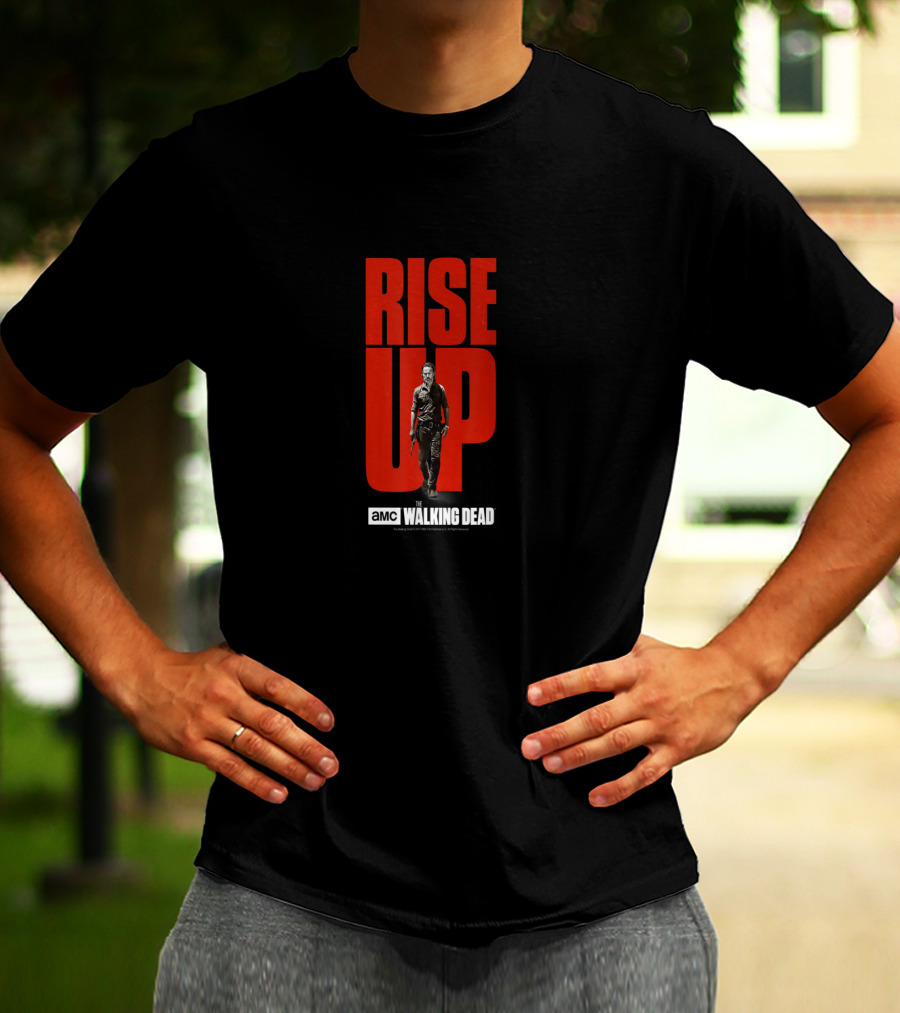 AMC Walking Dead Rise Up Rick T-Shirt