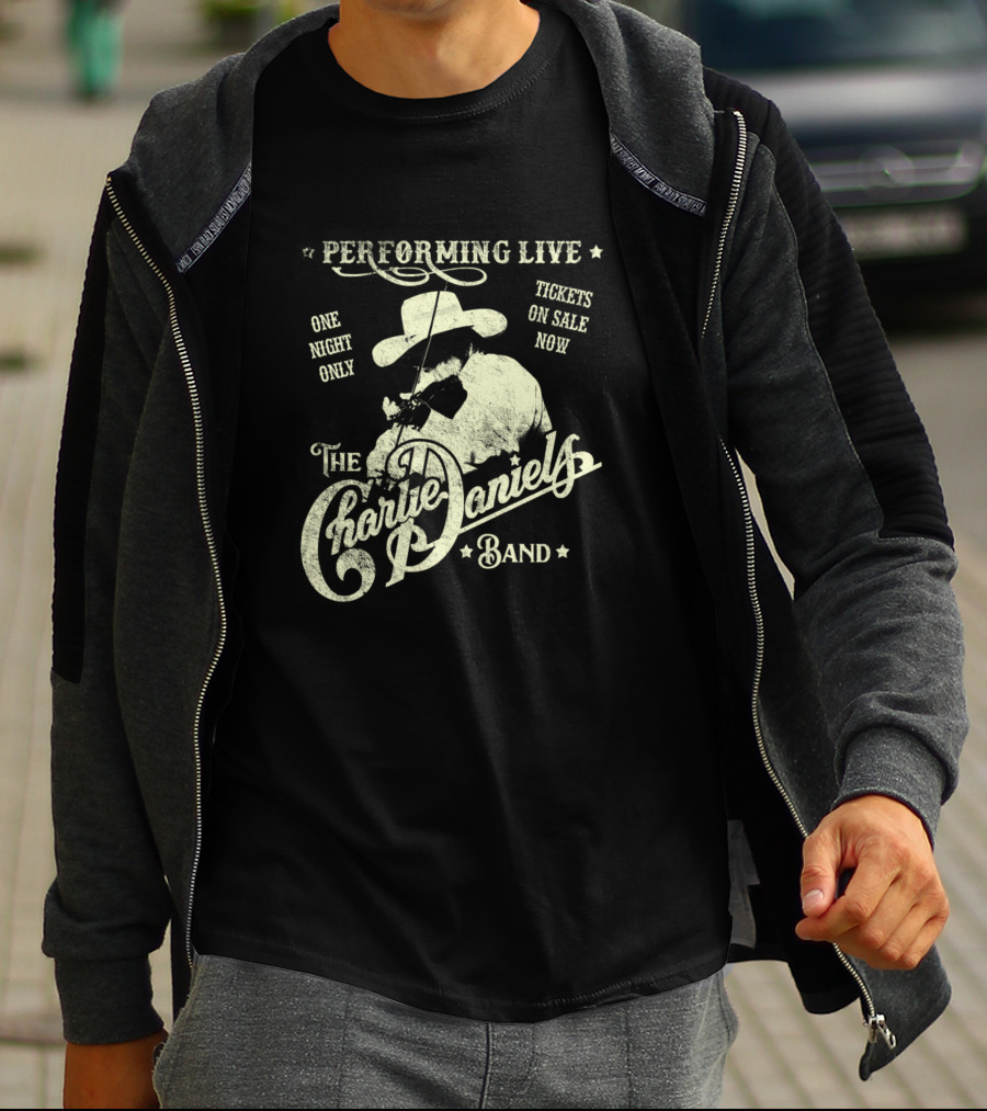 The Charlie Daniels Band Performing Live One Night Only Tickets On Sale Now T-Shirt