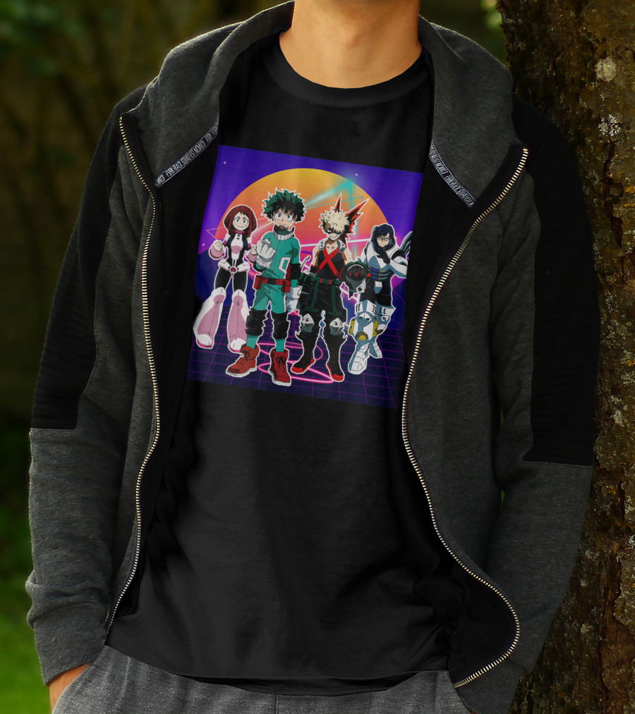 All Together Academia Heroes Essential Manga Series Outfits T-Shirt