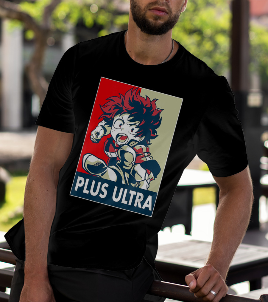 Plus Ultra My Hero Academia Manga Anime Hero T-Shirt