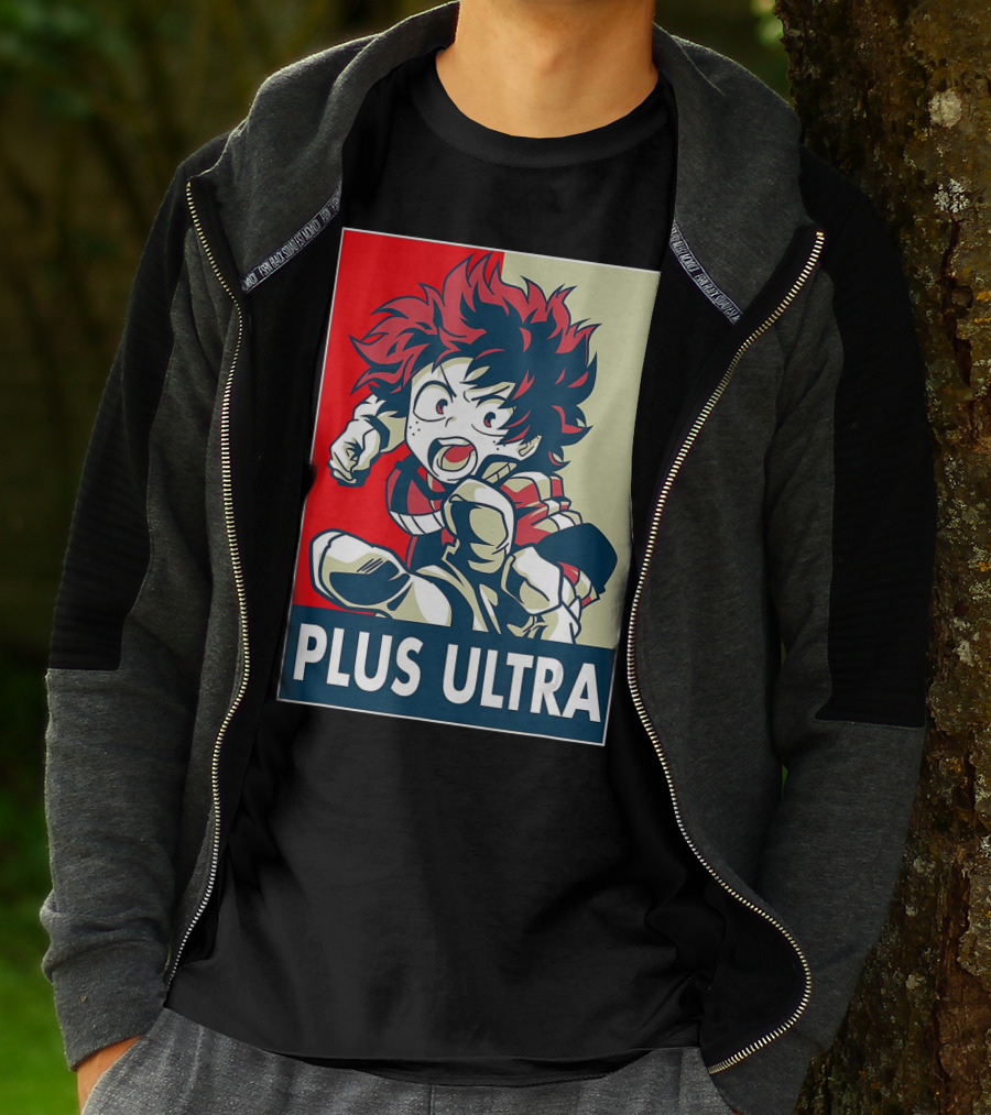 Plus Ultra My Hero Academia Manga Anime Hero T-Shirt