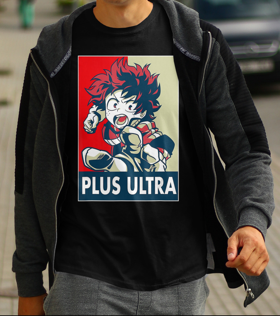 Plus Ultra My Hero Academia Manga Anime Hero T-Shirt
