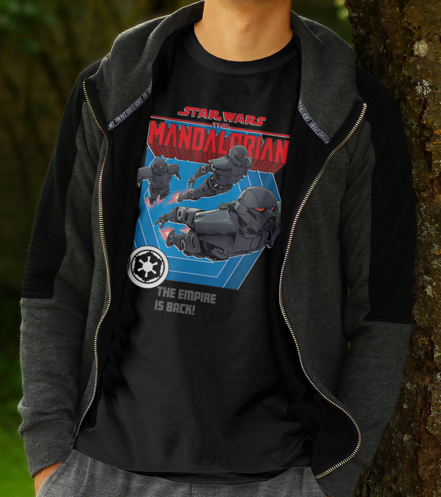 Star Wars The Mandalorian The Empire Is Back Bounty Hunter Stormtroopers T-Shirt
