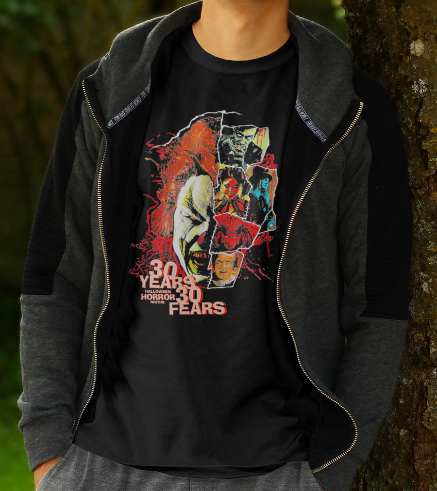 30 Years 30 Fears Halloween Horror Nights Universal Orlando T-Shirt