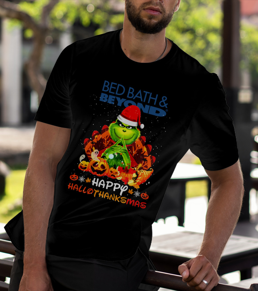 BED BATH And BEYOND HAPPY HALLOTHANKSMAS BBB T-Shirt