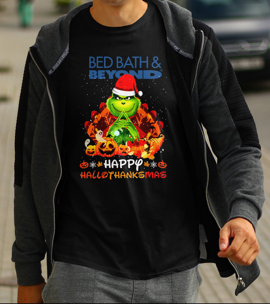 BED BATH And BEYOND HAPPY HALLOTHANKSMAS BBB T-Shirt