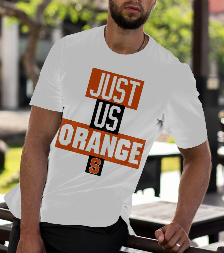 Just Us Orange Syracuse S T-Shirt