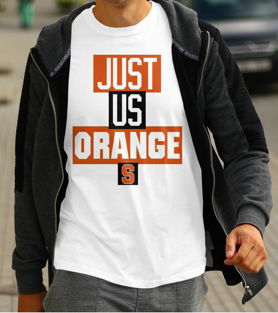 Just Us Orange Syracuse S T-Shirt