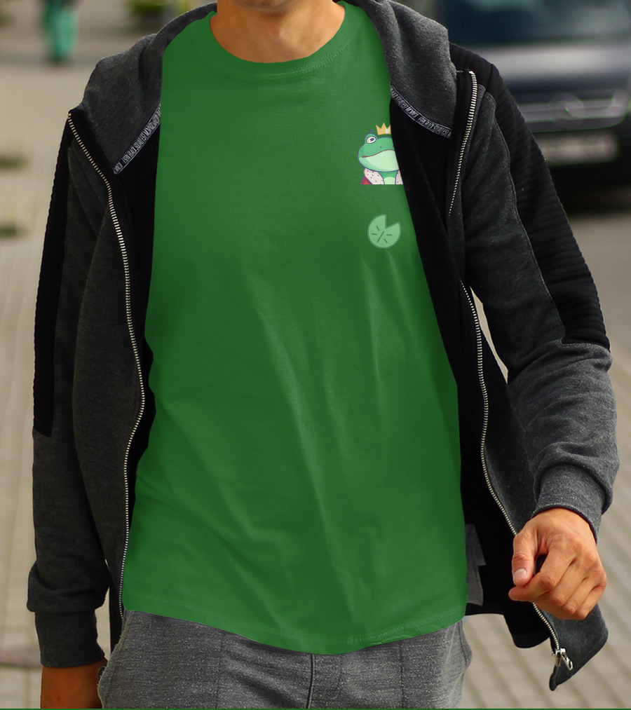 Boomerna Frog King Lily Pad Merch T-Shirt