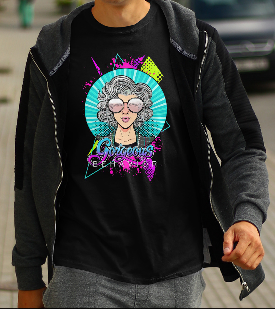Gorgeous Behavior Granny Merch Vibrant T-Shirt