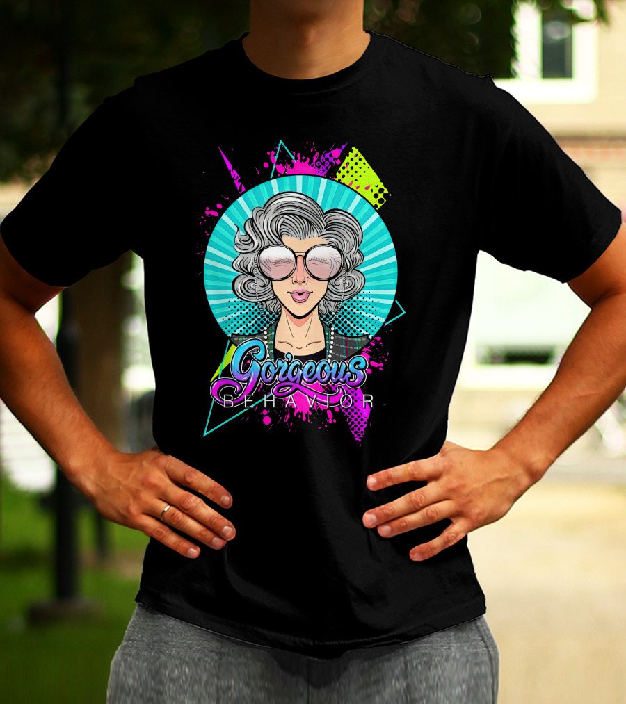 Gorgeous Behavior Granny Merch Vibrant T-Shirt