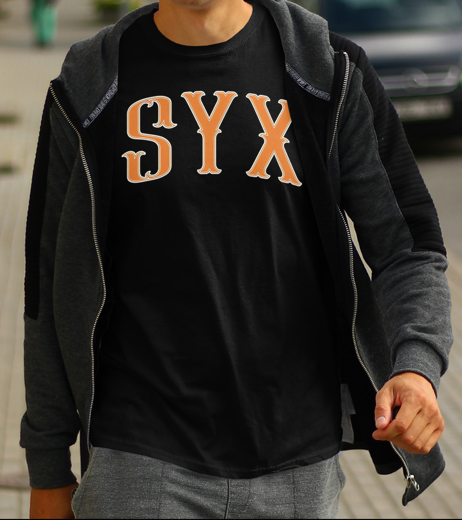Imdontai Merch Syx Bold Orange Letters T-Shirt