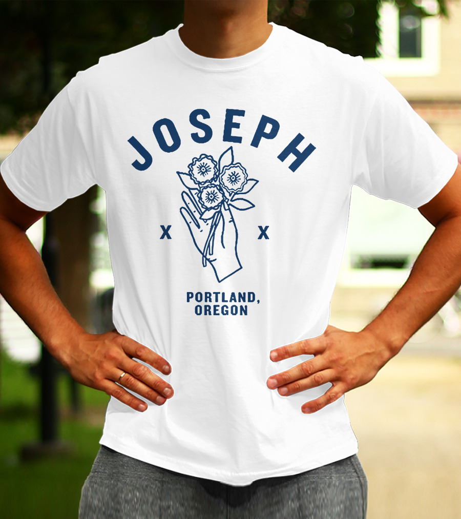 Joseph Portland Oregon Floral Hand T-Shirt