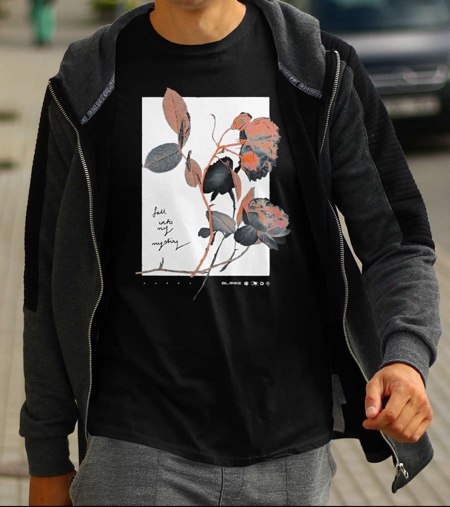 Blanke Fall Into My Mystery Roses T-Shirt