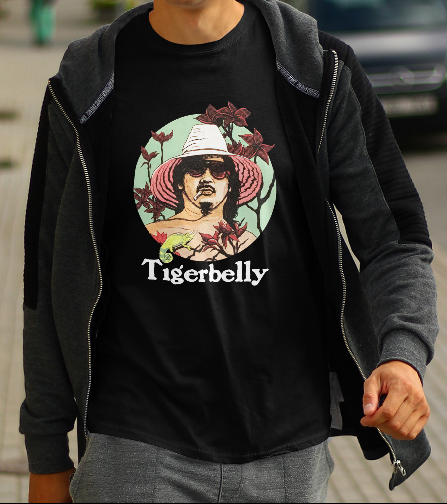 Tigerbelly Merch Hawaii Bobo Chameleon Tropical Hat Sunglasses T-Shirt