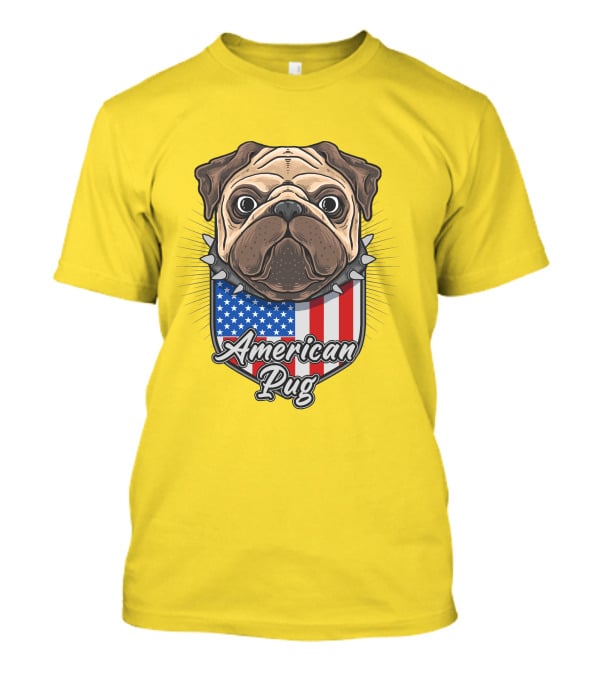 American Pug Bulldog USA T-Shirt