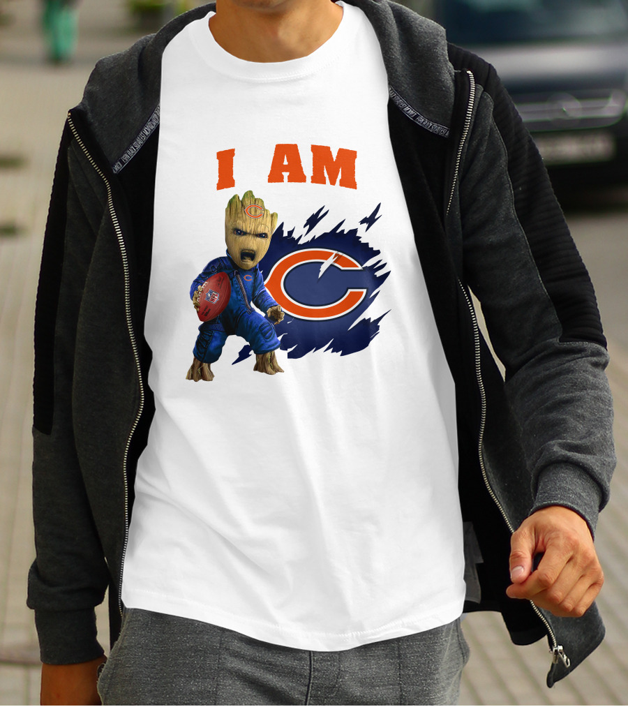 I Am Groot Chicago Bears Football C T-Shirt