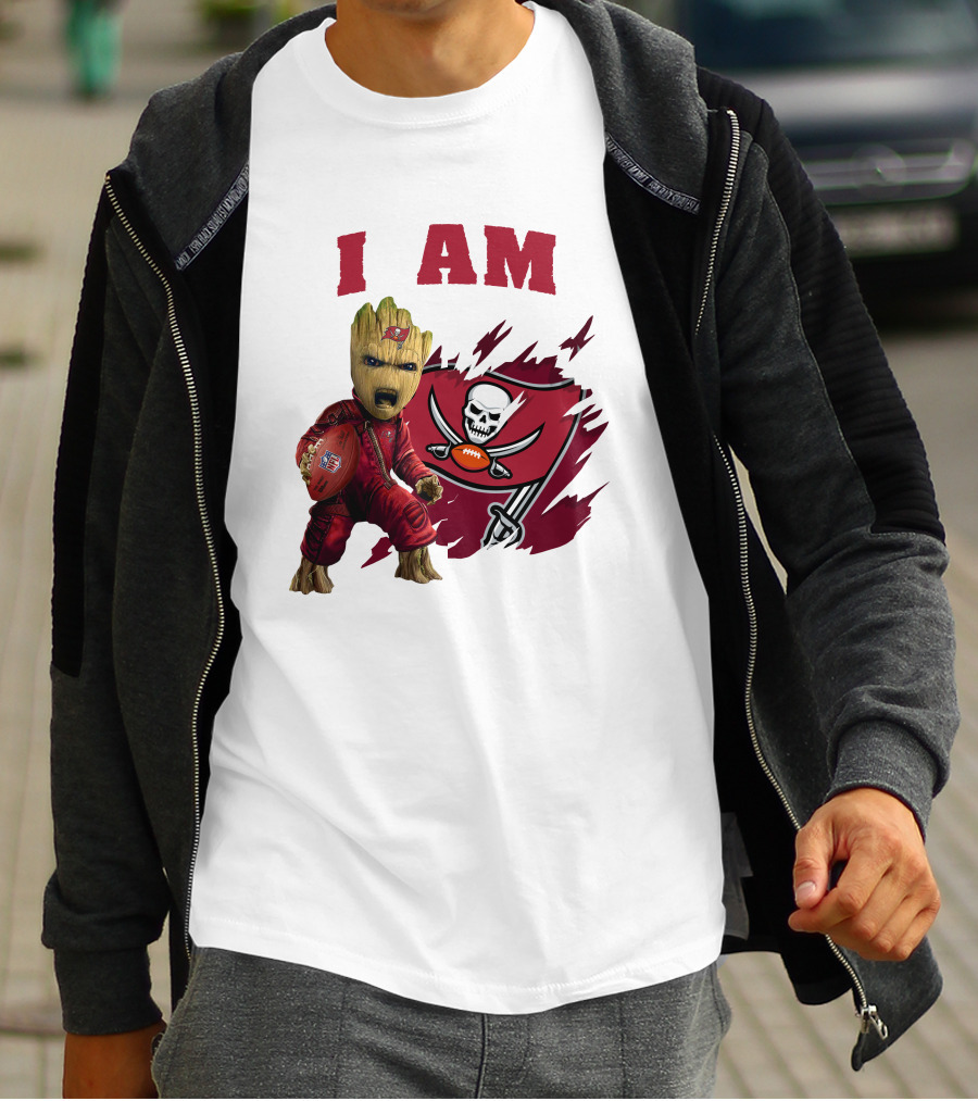 I Am Groot Buccaneers Football Fan T-Shirt