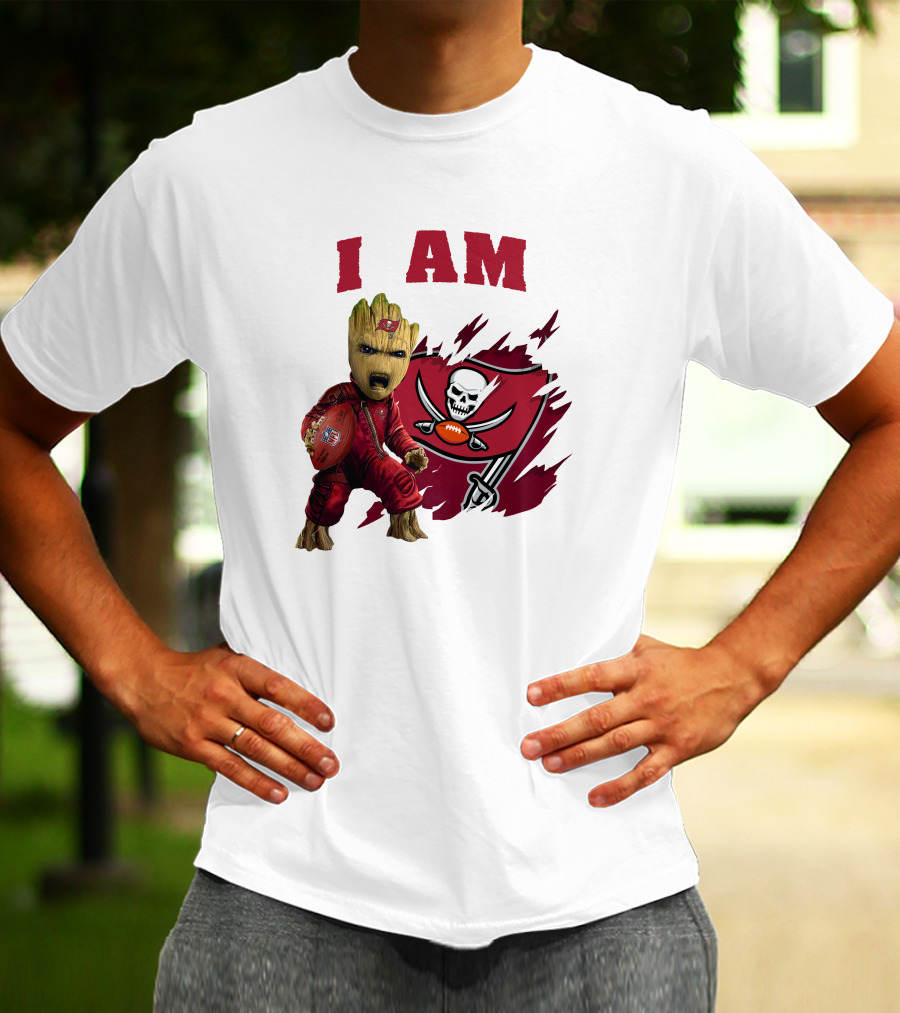 I Am Groot Buccaneers Football Fan T-Shirt