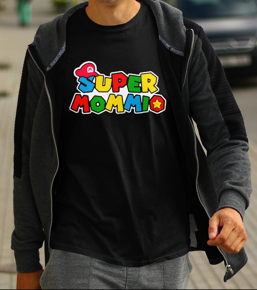 SUPER MOMMIO Mario-Inspired T-Shirt