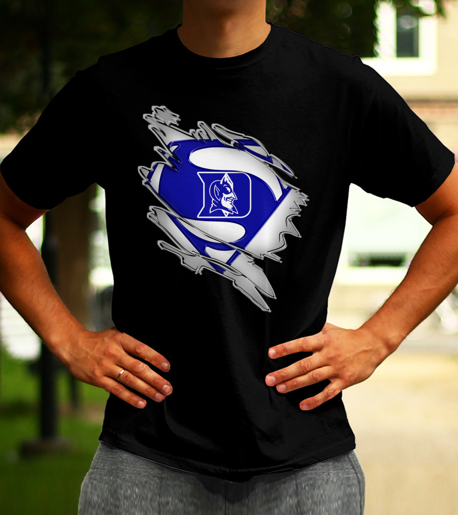 Duke Blue Devils Superman Icon T-Shirt
