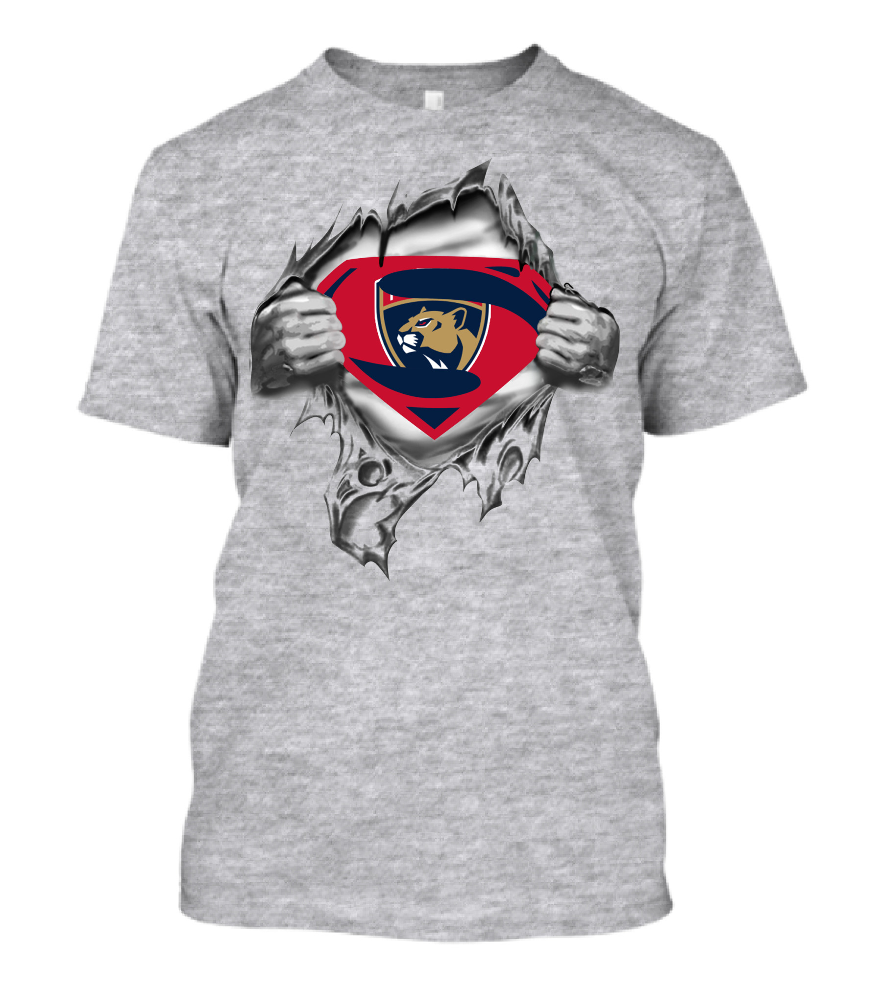 Florida Panthers Superman Shield Emblem T-Shirt