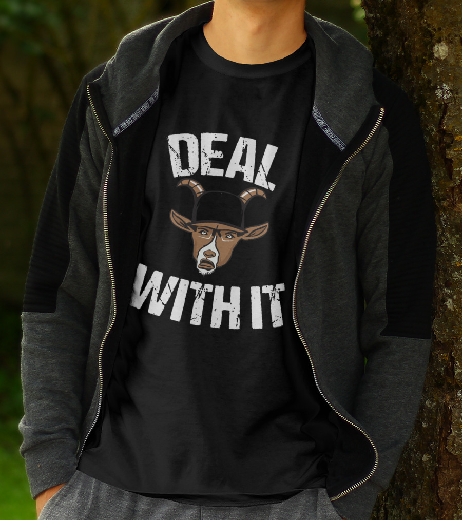 Deal With It Free Joe Kelly Goat T-Shirt
