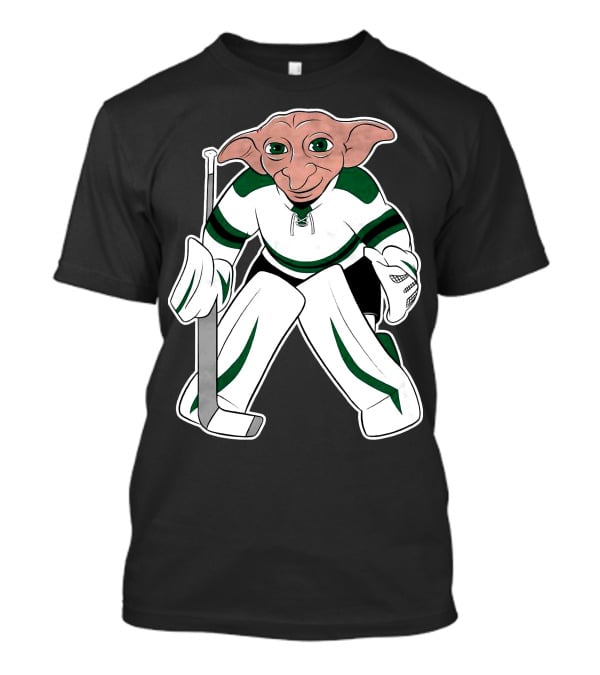 Spittin Chiclets D Goalie Hockey Creature Playing Goaltender T-Shirt