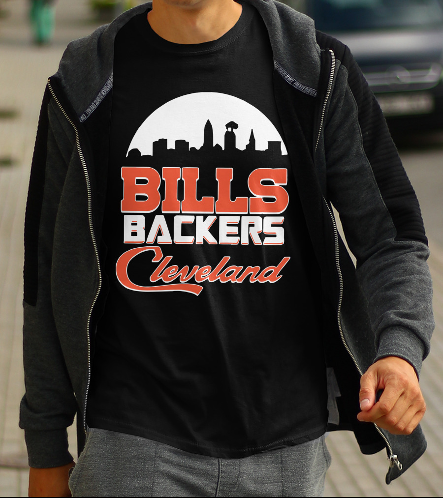 Bills Backers Cleveland Skyline T-Shirt