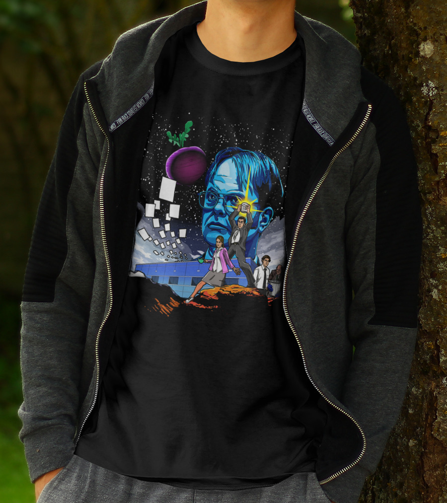 Star Wars Office Dwight Force Battle Galaxy Adventure T-Shirt