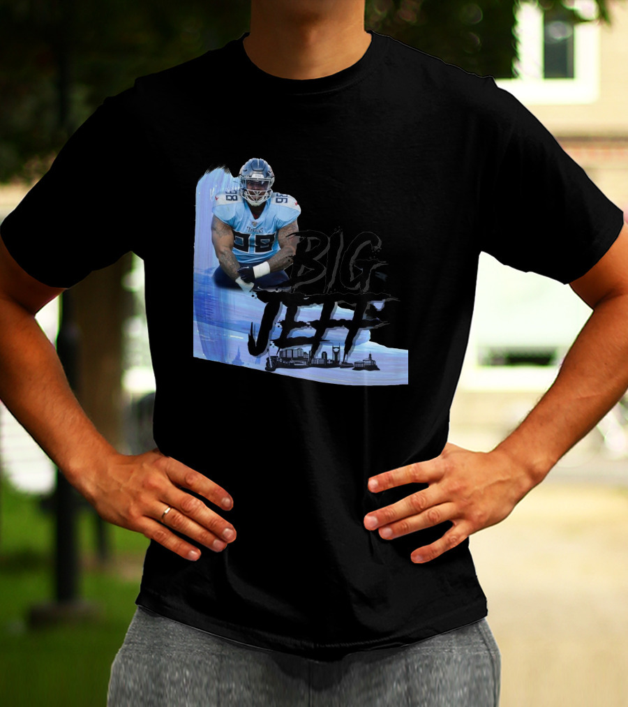 Big Jeff Titans 98 Football Player Jeffery Simmons T-Shirt